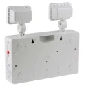 RS PRO LED Emergency Lighting Twin Spot Non-Maintained 2 x 3.5W, 240V, IP20, Model 179-8133