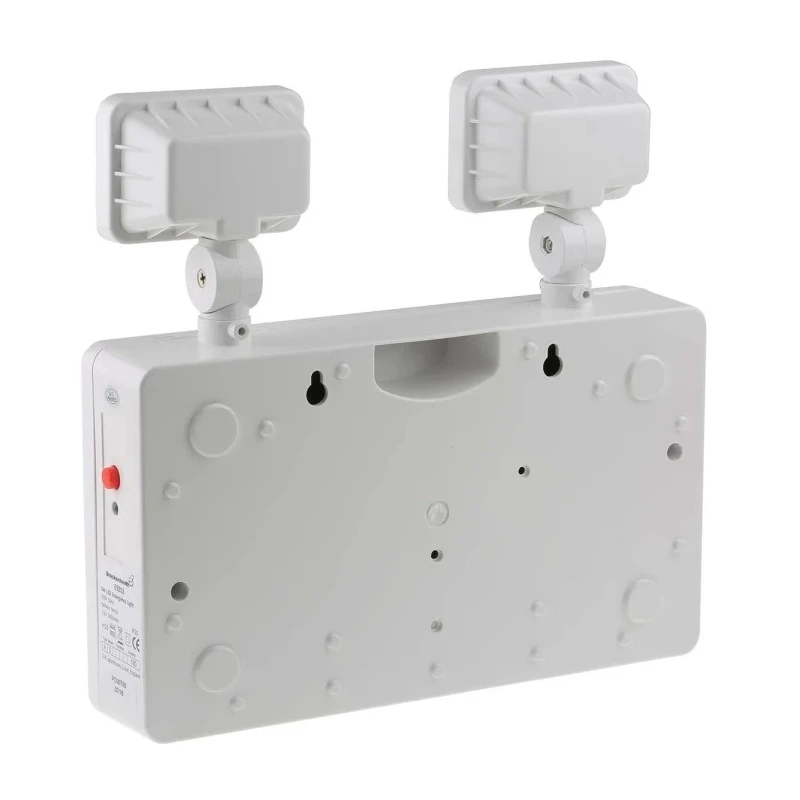 RS PRO LED Emergency Lighting Twin Spot Non-Maintained 2 x 3.5W, 240V, IP20, Model 179-8133