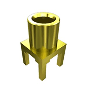 Samtec Coaxial Connector PCB Female MCX 75Ω Straight Gold Solder 6GHz MCX7