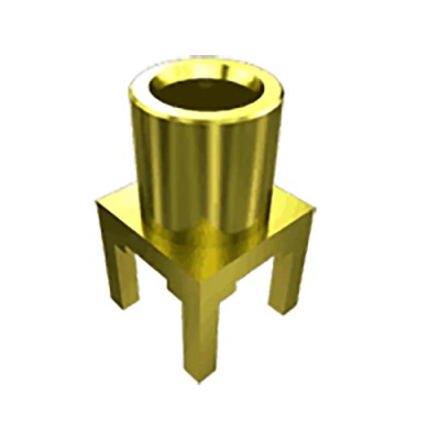 Samtec Coaxial Connector PCB Female MCX 75Ω Straight Gold Solder 6GHz MCX7