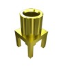 Samtec Coaxial Connector PCB Female MCX 75Ω Straight Gold Solder 6GHz MCX7