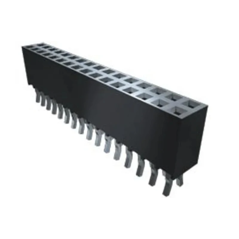 Samtec SSQ Series Straight Through Hole PCB Socket, 8 Contacts, 1 Row, 2.54 mm Pitch, Solder, 655V, 6.3A SSQ-108-03-G-S