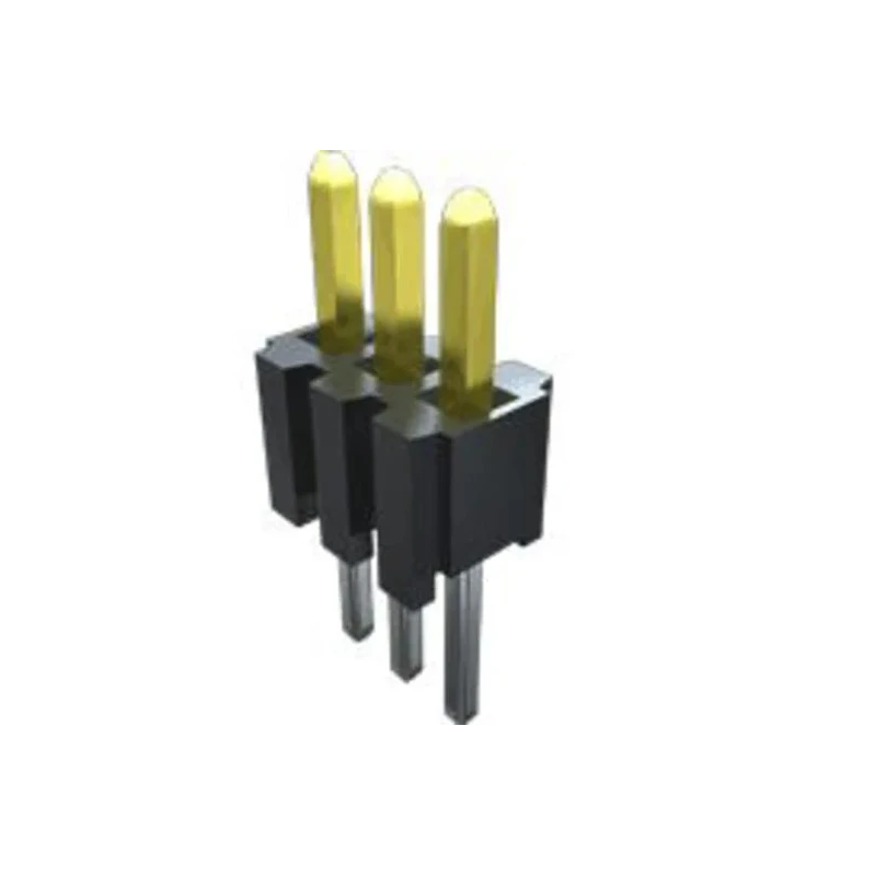 Samtec TMS Series Straight Through Hole Pin Header, 4 Contacts, 1.27 mm Pitch, Unshrouded, Board-to-Board TMS-104-01-L-S
