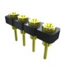 Samtec Straight Through Hole PCB Socket, 4-Contact, 1 Row, 2.54 mm Pitch, Solder, SL-104-G-19