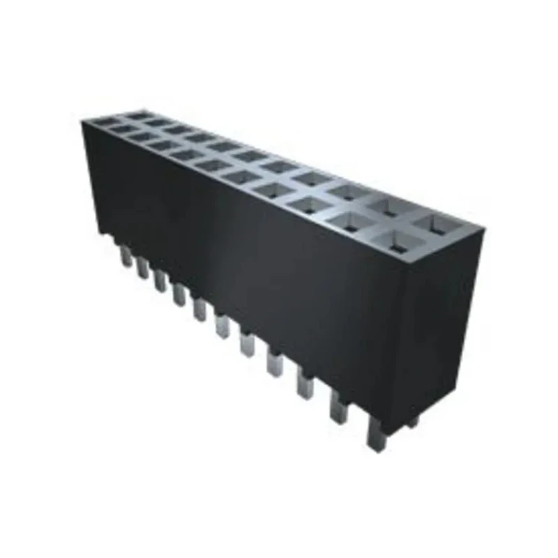 Samtec SSW Series Right Angle Through Hole PCB Socket, 4 Contacts, 1 Row, 2.54 mm Pitch, Solder, 655V SSW-104-02-T-S-RA