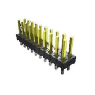 Samtec TSW Series Straight Through Hole Pin Header, 20 Contacts, 2.54 mm Pitch, 2 Row, Unshrouded, TSW-110-14-F-D