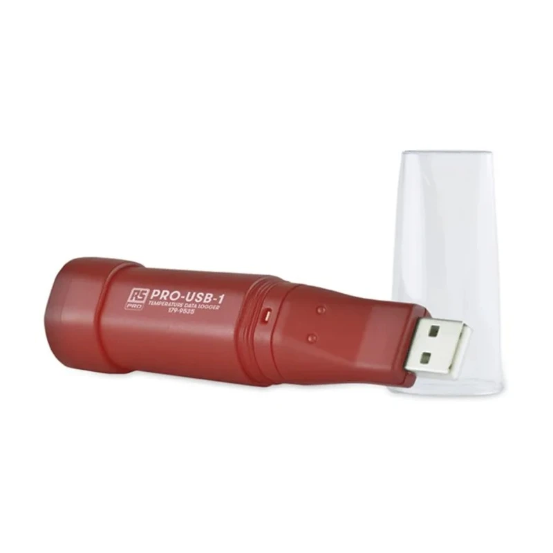 RS PRO USB Temperature Data Logger PRO-USB-1, -35°C to 80°C, ±0.5°C Accuracy, IP67, 16000 Data Points