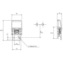 Savigny Stainless Steel Spring Loaded Toggle Latch 33.5mm Length, 18mm Width, 8mm Depth, 147N, 40019 IB