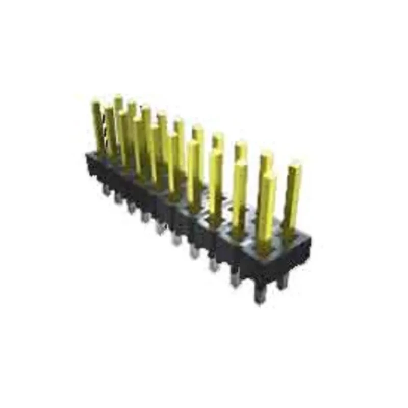 Samtec Straight Through Hole Pin Header 2 Contacts 2.54 mm Pitch Board-to-Board Unshrouded TSW-102-08-T-S
