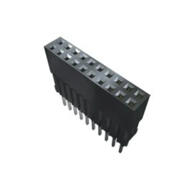 Samtec ESQ Series Through Hole PCB Socket 10-Contact 1 Row 2.54 mm Pitch Solder ESQ-110-14-G-S