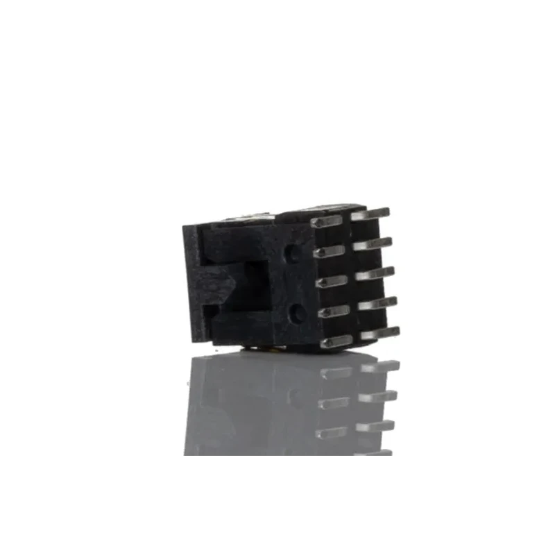Samtec FTSH Series Straight Surface Pin Header, 10 Contacts, 1.27 mm Pitch, 2 Row, Unshrouded, Gold FTSH-105-01-L-DV-K-P-TR