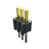 Samtec Straight Through Hole Pin Header, 4 Contacts, 1.27 mm Pitch, 1 Row, Unshrouded TMS-104-01-G-S