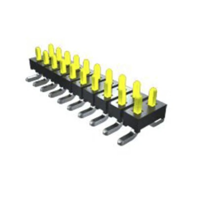 Samtec TMM Series Straight Through Hole Pin Header, 20 Contacts, 2 mm Pitch, 2 Row, Unshrouded, TMM-110-03-L-D