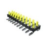 Samtec TMM Series Straight Through Hole Pin Header, 20 Contacts, 2 mm Pitch, 2 Row, Unshrouded, TMM-110-03-L-D