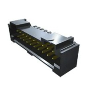 Samtec Right Angle Through Hole PCB Header, 2 mm Pitch, 40 Contacts, 2 Row, Shrouded, T2M-120-01-L-D-RA-WT