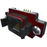 Samtec RJ45 Panel Mount Ethernet Connector Female, Right Angle, Phosphor Bronze Shield, IP68,