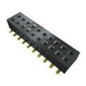Samtec CLP Series Straight Surface PCB Socket, 24-Contact, 2 Row, 1.27 mm Pitch, Solder, Liquid Crystal CLP-112-02-L-D