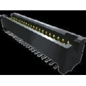 Samtec TFM Series Straight Through Hole PCB Header, 1.27 mm Pitch, 20 Contacts, 2 Row, Shrouded, 3.2A, Gold TFM-110-22-S-D-A