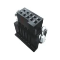Samtec ISDF-05-S-M Male Crimp Connector Housing, 5 Way, 1 Row, 1.27 mm Pitch, Cable Mount, Polybutylene Terephthalate