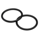 RS PRO Nitrile Rubber O-Ring, 1.25 in ID, 1.5 in OD, Shore 70 Hardness, Black, 689-798