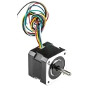 RS PRO Hybrid Stepper Motor 12V, 1.8° Step Angle, 42.3 x 42.3 mm Frame, 5 mm Shaft, Unipolar, 310mA, IP65, 180-5279