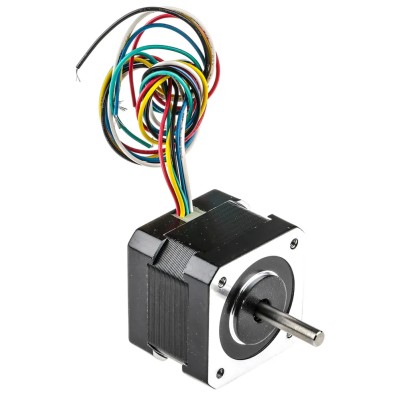 RS PRO Hybrid Stepper Motor 12V, 1.8° Step Angle, 42.3 x 42.3 mm Frame, 5 mm Shaft, Unipolar, 310mA, IP65, 180-5279