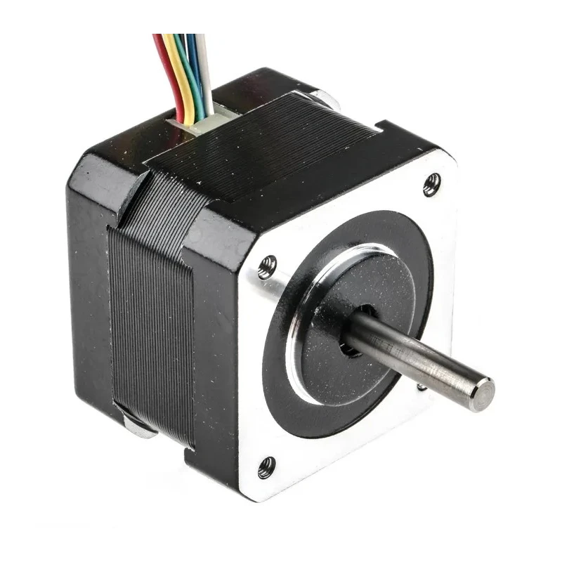 RS PRO Hybrid Stepper Motor 12V, 1.8° Step Angle, 42.3 x 42.3 mm Frame, 5 mm Shaft, Unipolar, 310mA, IP65, 180-5279