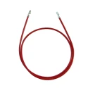 RS PRO DF11 Series Crimp Wire, Red Jacket, 300 mm Length, 0.25mm², 25V, Crimp Connectors 180-6061