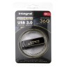 Integral Memory 64 GB USB 3.0 Software Encrypted Flash Drive, AES-256, SLC, INFD64GB360SEC3.0