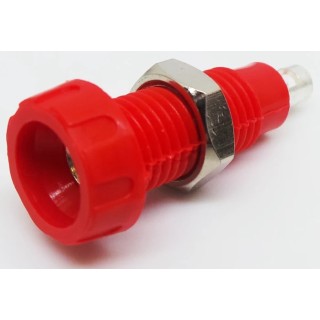 RS PRO Red Female Banana Socket 4 mm Connector Solder Termination 50V 10A Silver Plated Brass Polypropylene 180-6653