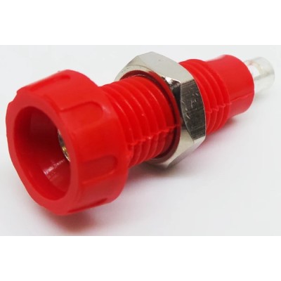 RS PRO Red Female Banana Socket 4 mm Connector Solder Termination 50V 10A Silver Plated Brass Polypropylene 180-6653