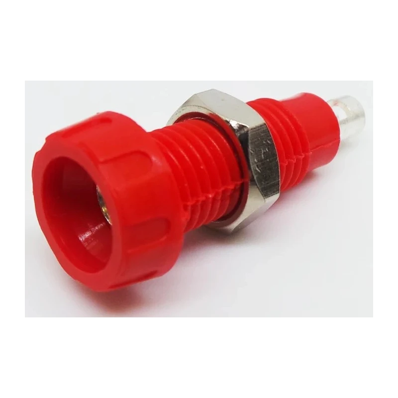 RS PRO Red Female Banana Socket 4 mm Connector Solder Termination 50V 10A Silver Plated Brass Polypropylene 180-6653