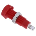 RS PRO Red Female Banana Socket 4 mm Connector Solder Termination 50V 10A Silver Plated Brass Polypropylene 180-6653