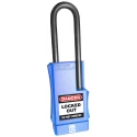 RS PRO Blue 1-Lock Safety Lockout Padlock 6 mm Polyvinyl Chloride, Steel, ABS 180-6834