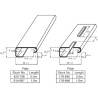 Legrand Steel Perforated DIN Rail, 2m Length, 32mm Width, 15mm Height, Slotted, Model 0 374 02