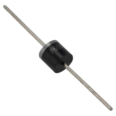 Vishay 400V 6A Plastic Rectifier Diode, Through Hole, 2-Pin P600, Low Forward Voltage Drop, P600G-E3/54