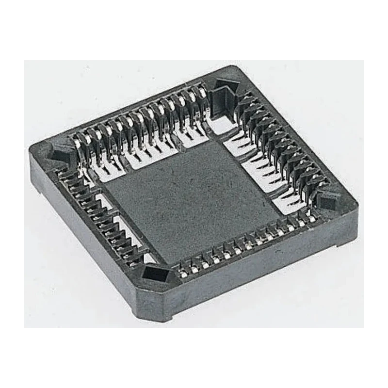 Winslow PLCC IC Socket 44 Way Through Hole 1.27 mm Pitch, Phosphor Bronze Contacts WPLCC044-ST1RC