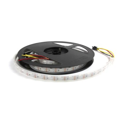Intelligent LED Solutions RGB LED Strip 5V DC, 2 m Length, 12 mm Width, IP67, 5000K, Flexible, ILPX-KS11-RGB1-2M0-SK10512-I1.