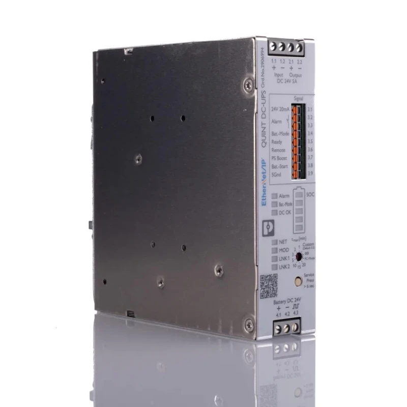 Phoenix Contact QUINT UPS DIN Rail Uninterruptible Power Supply , Input 18–30V DC, Output 18–32V DC, 8.3A, 240W 2906994