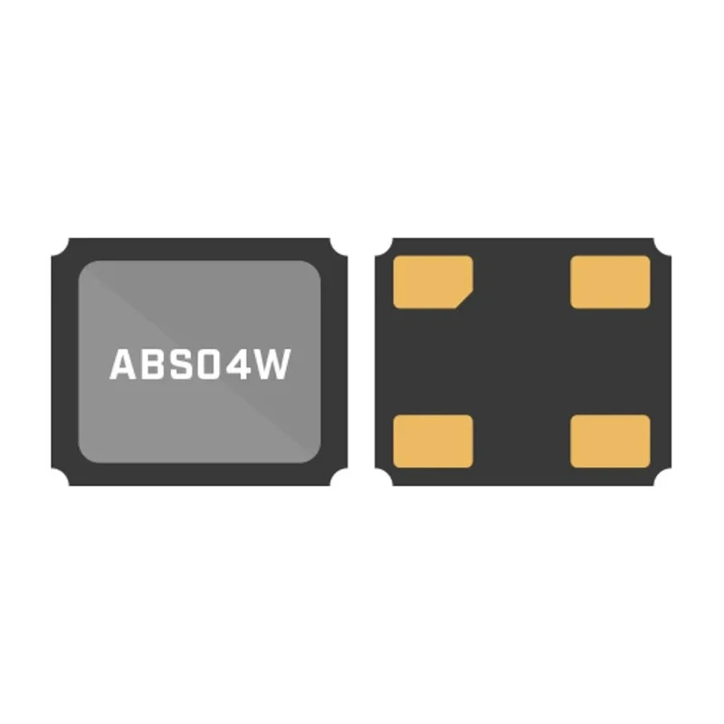 Abracon ABS04W-32.768KHZ-6-D2-T5 Surface Mount Crystal Unit 32.768 kHz ±10 ppm 4-Pin 1.2 x 1 x 0.35 mm, 4 pF