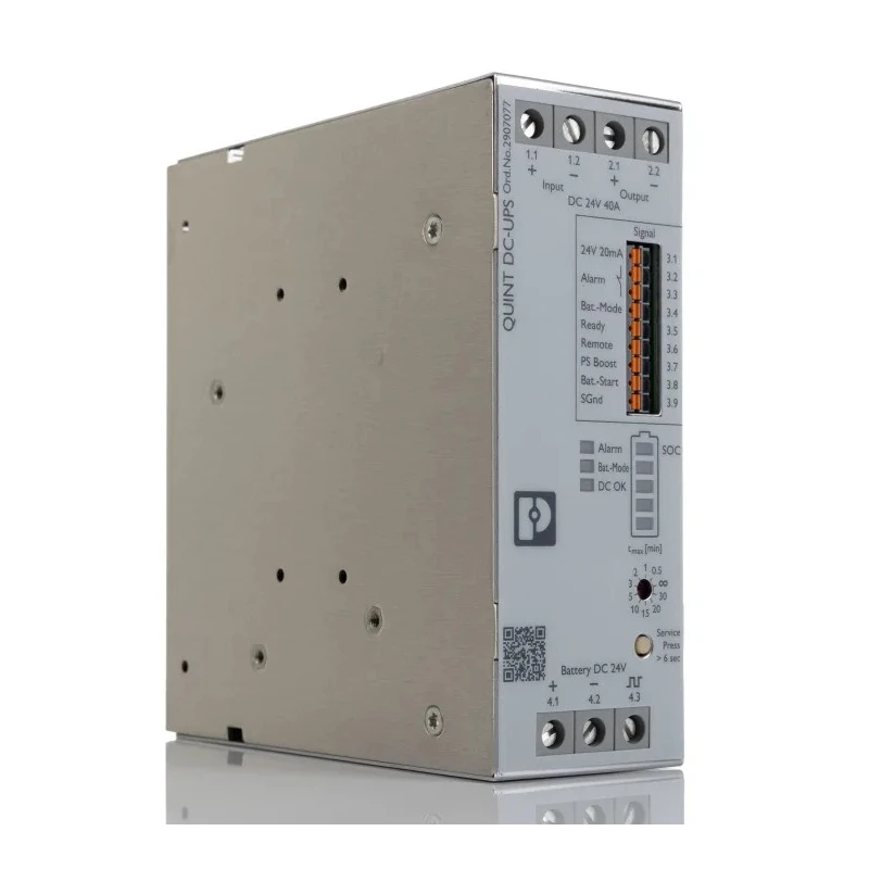 Phoenix Contact QUINT4 DIN Rail Uninterruptible Power Supply, 18–30 V DC Input, 24 V DC Output, 1.44 kW, 51.2 A, 33 2907077