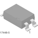 Vishay DC Input Optocoupler Surface Mount, 4-Pin, Isolation Voltage 5.3kVrms SFH6156-2
