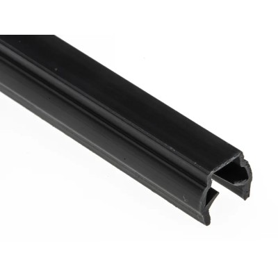 RS PRO Black Polypropylene T-Slot Cover 6 mm Groove, 2 m Length, for 30 mm Profile 180-9132