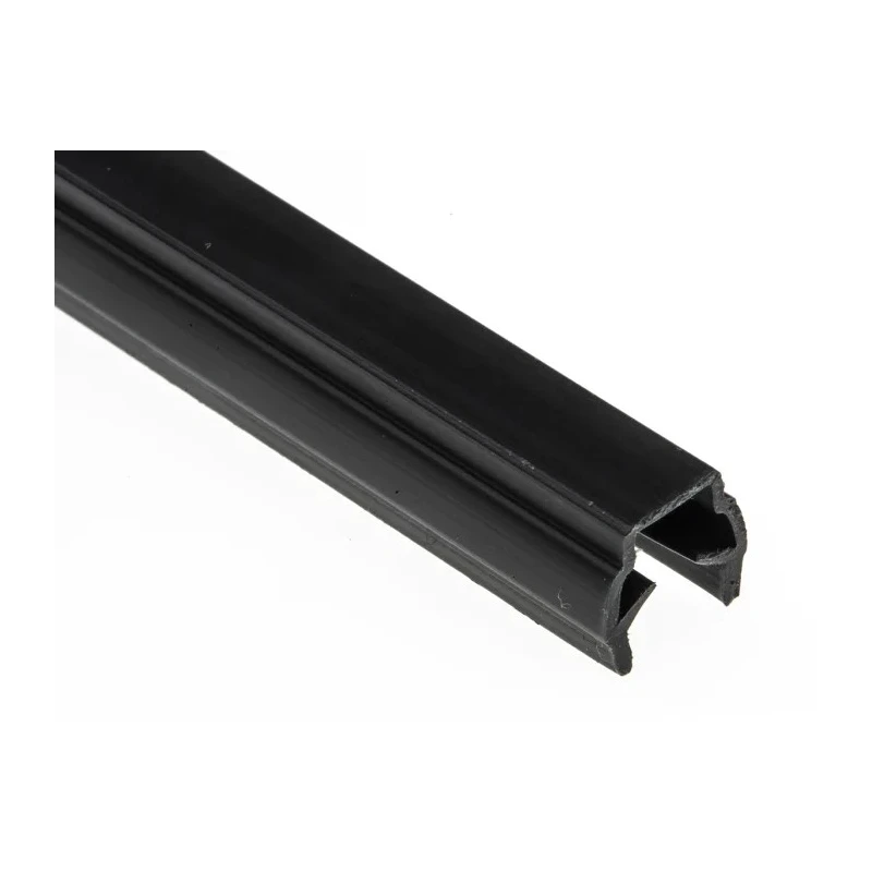 RS PRO Black Polypropylene T-Slot Cover 6 mm Groove, 2 m Length, for 30 mm Profile 180-9132