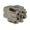 HARTING Heavy Duty Power Connector Insert, Female, Panel Mount, 10A, 230/400V, 4 Contacts, Han A Series 09200042711