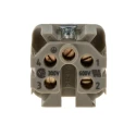 HARTING Heavy Duty Power Connector Insert, Female, Panel Mount, 10A, 230/400V, 4 Contacts, Han A Series 09200042711