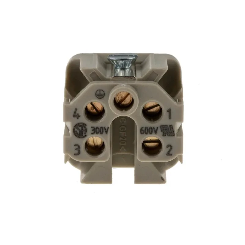 HARTING Heavy Duty Power Connector Insert, Female, Panel Mount, 10A, 230/400V, 4 Contacts, Han A Series 09200042711