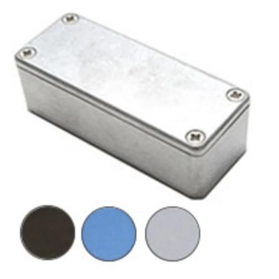 Deltron Flanged 462 Series Blue Aluminium Enclosure , IP54, 30 x 36 x 90 mm