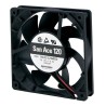 Sanyo Denki Axial Fan 24V DC, 149.5 m³/h Airflow, 4.08 W, 6300 RPM, Ball Bearing, IP68 120x120x25 mm