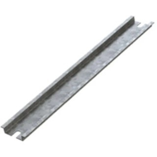 Deltron Galvanised Steel Unperforated DIN Rail, 114 mm x 35 mm x 8 mm 4DR3513